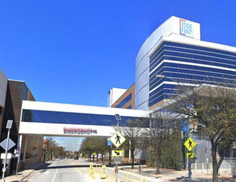 Hospital JPS en Fort Worth, Texas. | Imagen: Mapas de Google