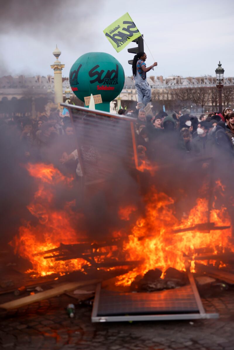 Protestas en Francia