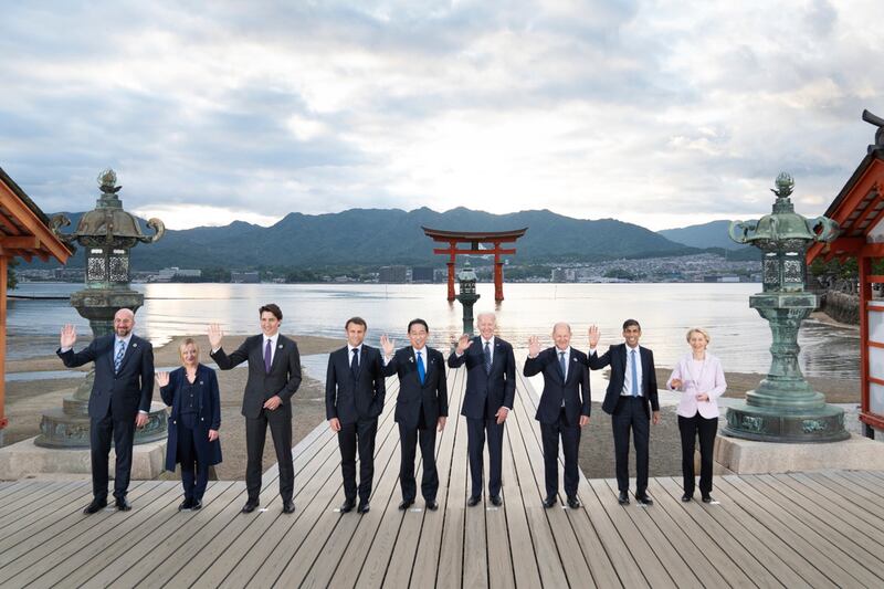 Líderes del G7 se reunieron en Itsukushima, Hiroshima