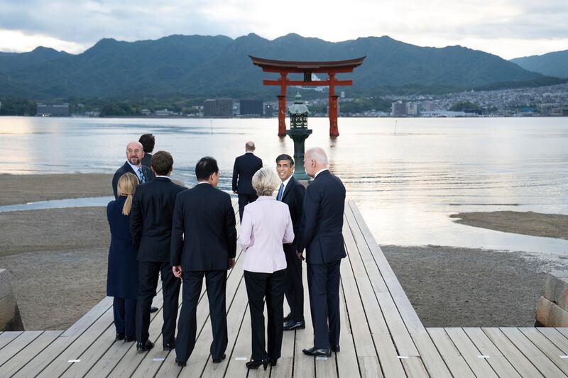 Líderes del G7 se reunieron en Itsukushima, Hiroshima