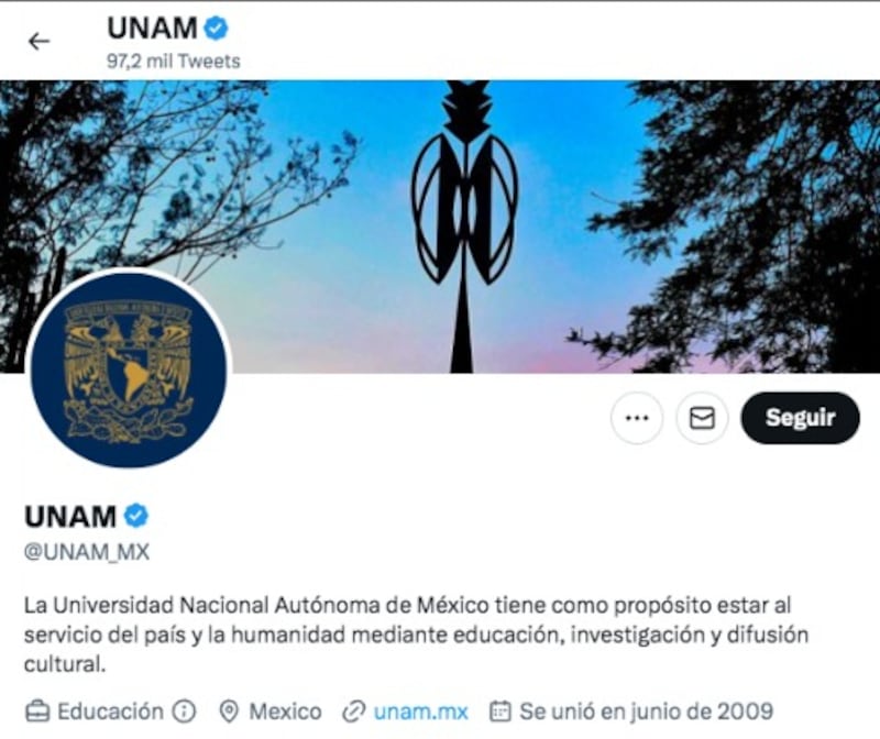 Las cuentas verificadas suelen ser de famosos, periodistas e instituciones educativas